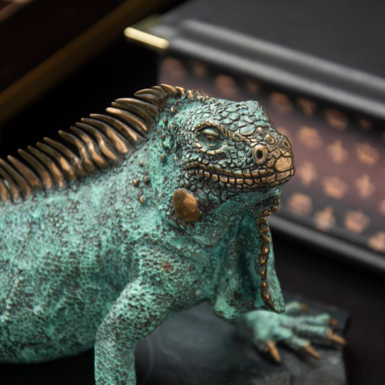Iguana figurine photo