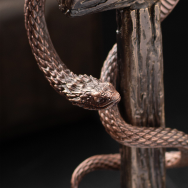 Detailed snake scales photo
