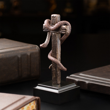 Statuette on a pedestal photo