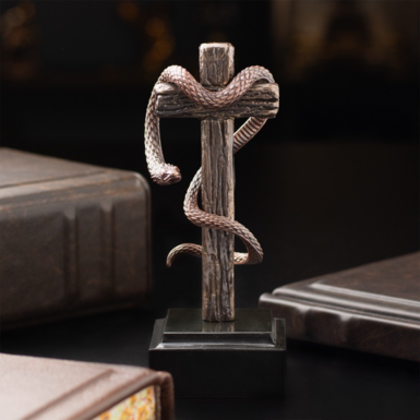 The back side of the statuette photo