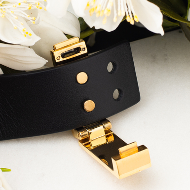 купить браслет из кожи широкий фото 1