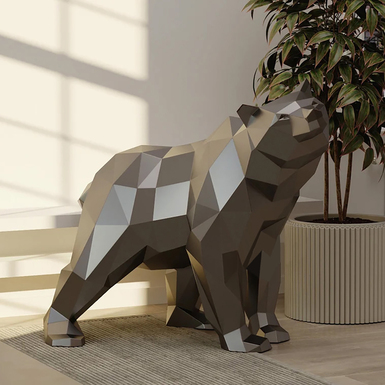 скульптура из нержавеющей стали Grizzly фото