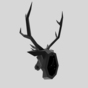 скульптура в виде головы оленя фото