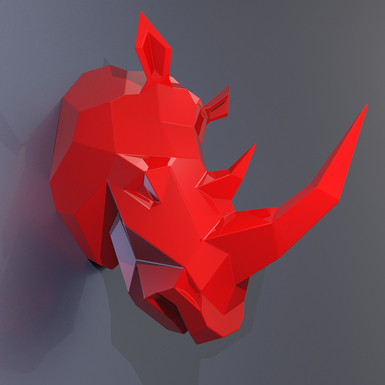 полігональна скульптура фото