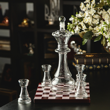 Набір на підставці (графин, 4 склянки) фото 1