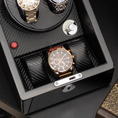 wow відео Скринька для автопідзаводу двох та зберігання п'яти годин «Modesty» від Salvadore