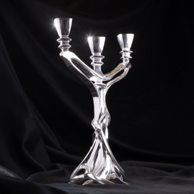 Подсвечник на три свечи фото