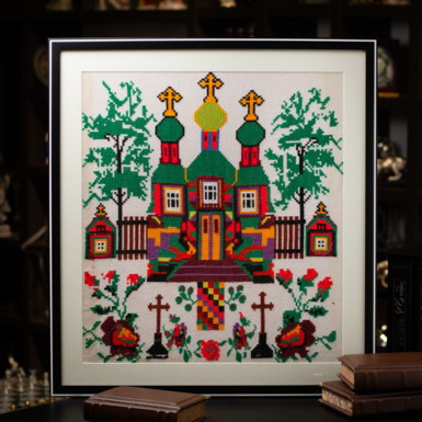 Вышивка крестиком фото