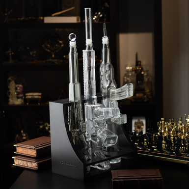 Комплект стеклянных графинов фото 1