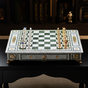 шахи з білого мармуру фото 1