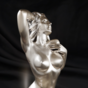 Silver sculpture photo