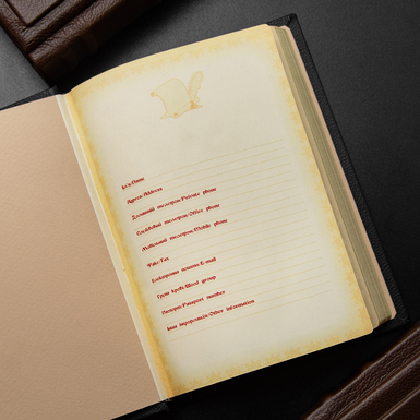 блокнот у розкритому вигляді фото 1