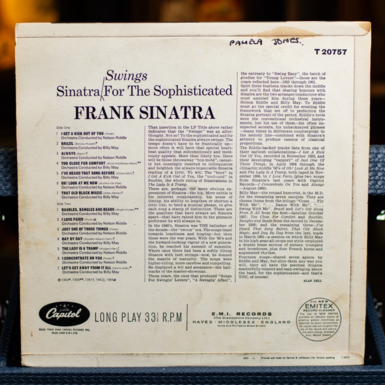 Back side of the record photo
