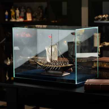 Дерев'яна модель козацького човна фото 3