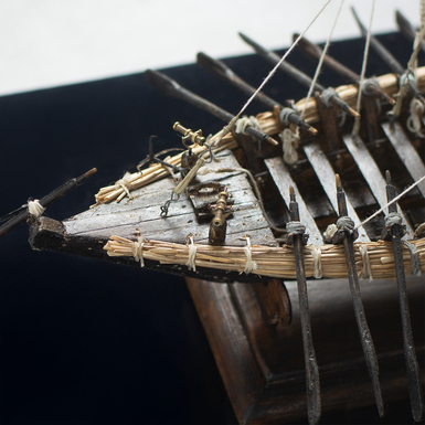 модель козацького човна ручної роботи фото 3