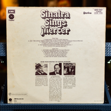 Back side of the record photo