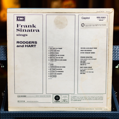 Back side of the record photo