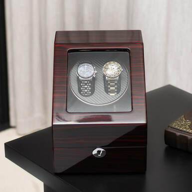 wow video Скринька для автопідзаведення двох годинників "Reference" від Asen