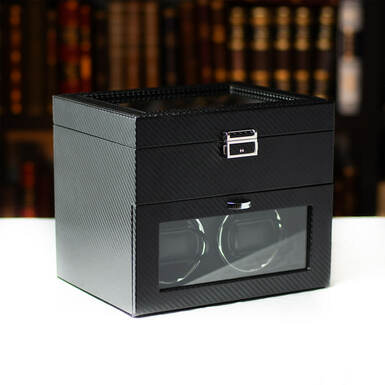 wow video Скринька для зберігання 8-ми та підзаведення 2-х годинників "ChronoChest" від Asen