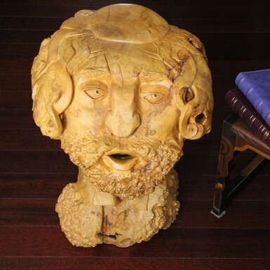 Дерев'яна скульптура «Равін» від Сергія Костюка фото