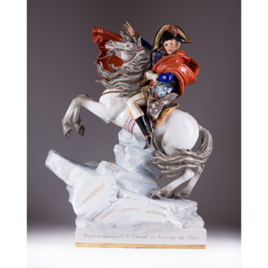 Statuette on a stand photo