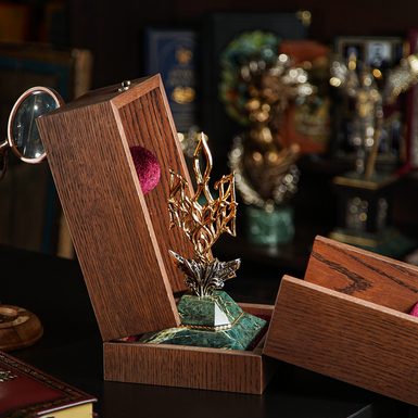 figurine in case photo