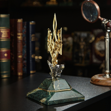 statuette on marble photo