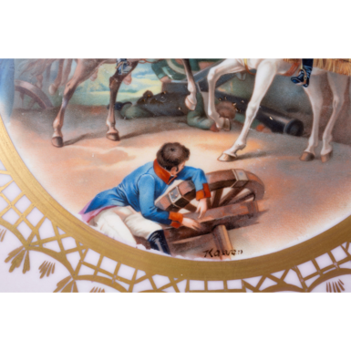 Edging with gilded ornament photo