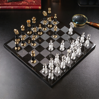chess with silvering photo