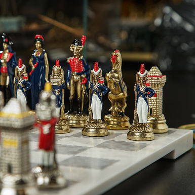 шахматы с серебрением фото