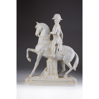 Horseman on horseback photo