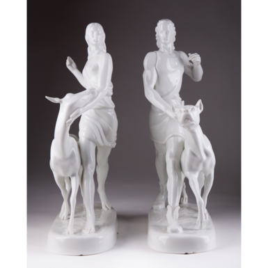 Парні порцелянові статуетки фото