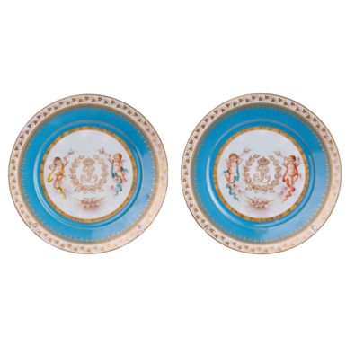 Парные фарфоровые тарелки фото