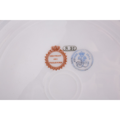 Клеймо фабрики на дне тарелки фото