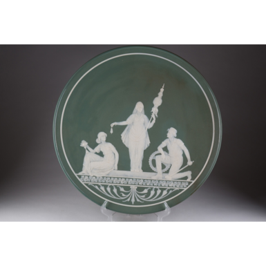 Plate on stand photo