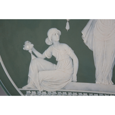 Porcelain plate details photo