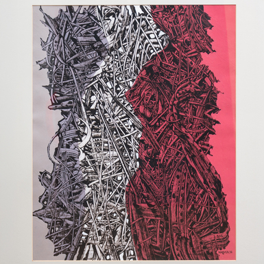 Авторская композиция акрилом фото 1