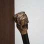 wow video Handmade Wooden Cane with Bronze "Loyalty"