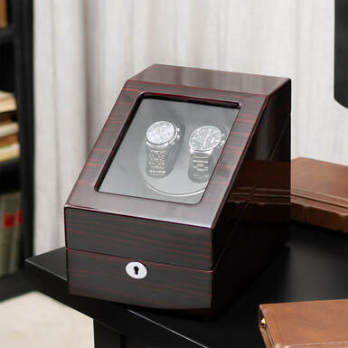 wow video Скринька для підзаведення 2-х годинників "Momentum" від Asen