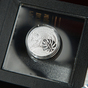 wow video Silver coin with crystal "The Great Elephant", 1000 francs