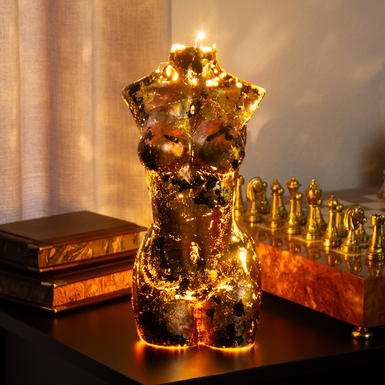 Декоративна статуетка світильник фото 1