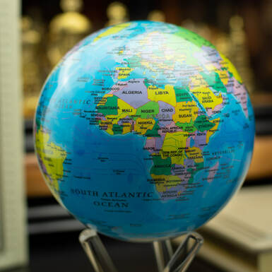 Colored globe photo