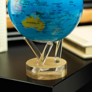 Globe on a stand photo