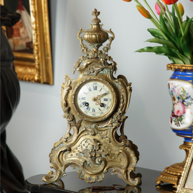 Antique clock photo