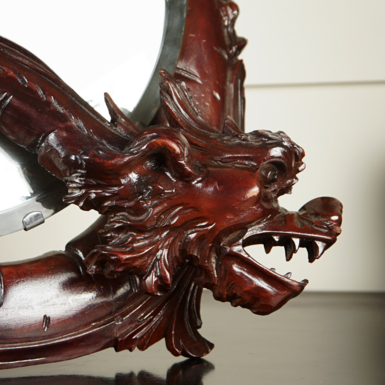Dragon on the mirror photo