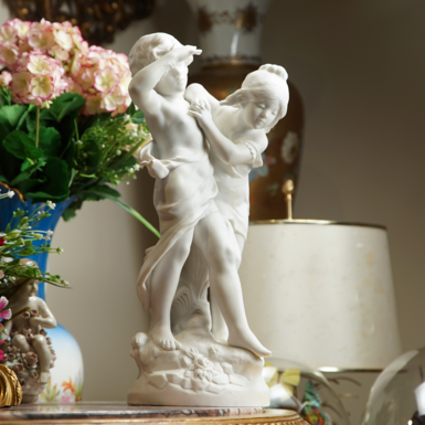 Sculpture in the interior photo