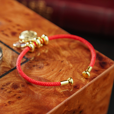 Red Rope Bracelet Photo