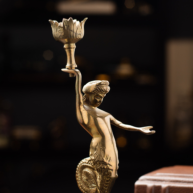 Подсвечник в интерьере фото