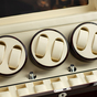 Luxury watch winder box for mechanical watches