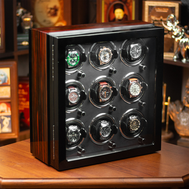 Дизайнерська скринька для зберігання та підзаводу годинників